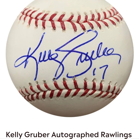 ⚾️1991 Upper Deck Signed Baseball Card | Kelly Gruber⚾️ - Picture 4 of 4